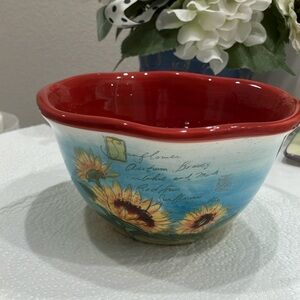 Certified International By Susan Winget Sunflower Cereal Bowl